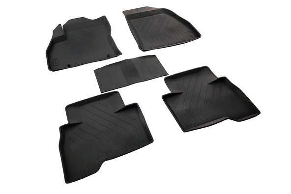 OMSA Rich Peugeot Bipper 4D Paspas Siyah 5 Parça 2008-2016 Arası - 2