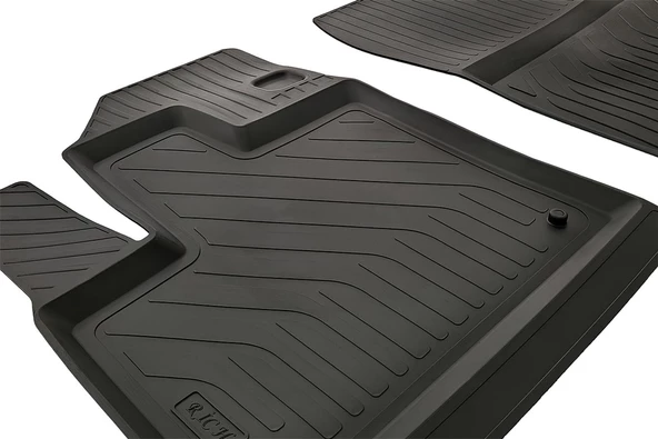 Rich Toyota Proace City 4D Paspas Siyah Ön 2 Parça 2019 ve Sonrası - Resim 3