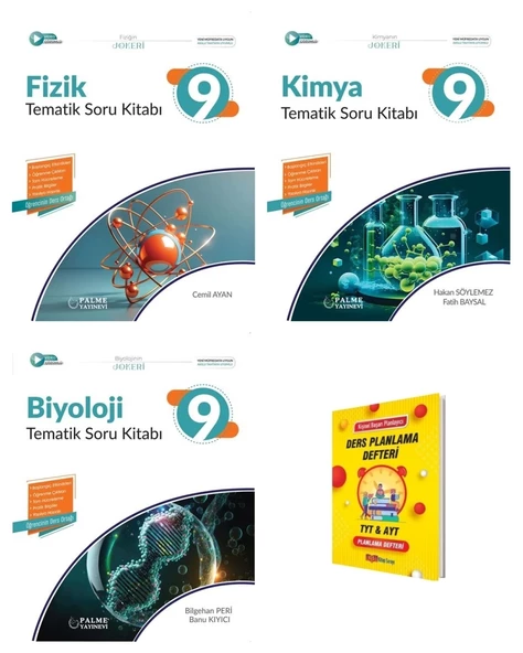 9. Sınıf 2025 Fizik Kimya ve Biyoloji Tematik Soru Kitabı