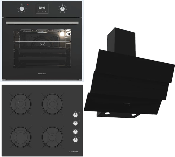 Termikel Ankastre Set (BO O64D5C B + BH P6144C B + CH S6532C BB)