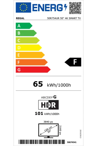 Regal 50R754ur 4K Ultra Hd 50" 127 Ekran Uydu Alıcılı Smart Led Tv - 3