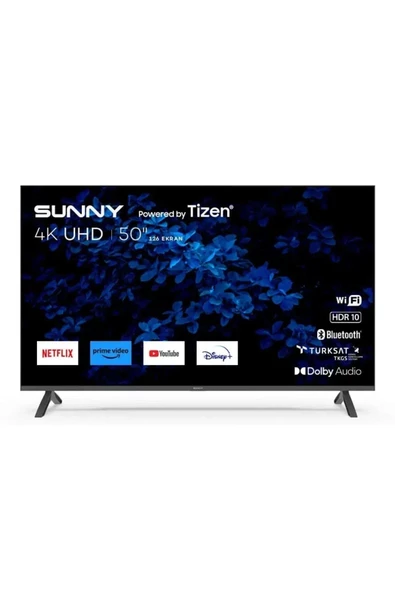 Sunny SN50FMN501 Frameless 4K Ultra HD 50" 127 Ekran Uydu Alıcılı Smart LED TV