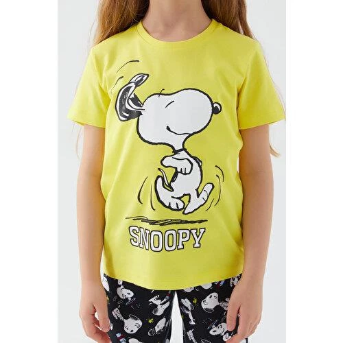 SNOOPY KIZ ÇOCUK KAPRİ TAKIM - 11