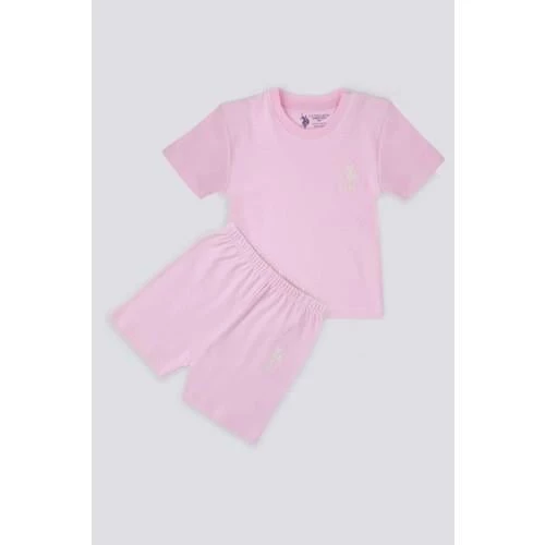 KIZ BEBEK 2'Lİ KISA KOL T-SHIRT TAKIM - 6