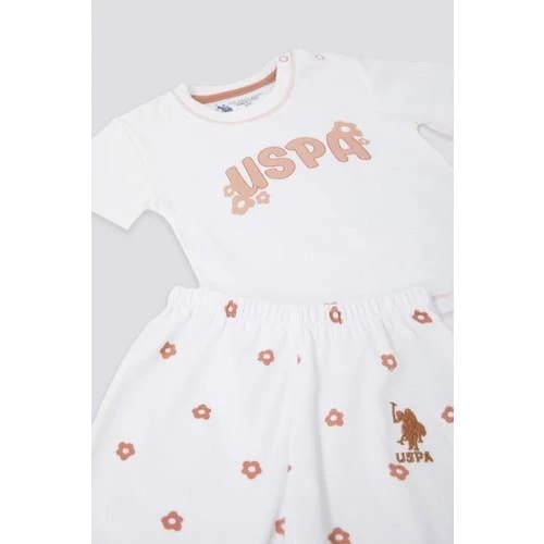 KIZ BEBEK 2'Lİ KISA KOL T-SHIRT TAKIM - 12