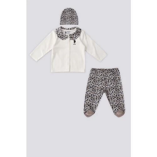 KIZ BEBEK PATİKLİ ŞAPKALI 2'Lİ TAKIM