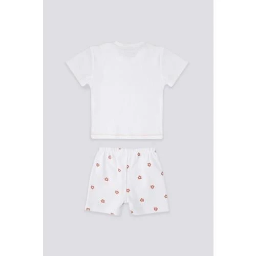 KIZ BEBEK 2'Lİ KISA KOL T-SHIRT TAKIM - 10