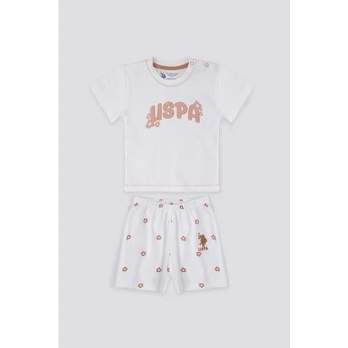 KIZ BEBEK 2'Lİ KISA KOL T-SHIRT TAKIM - 6