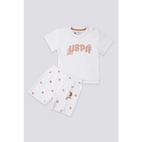 KIZ BEBEK 2'Lİ KISA KOL T-SHIRT TAKIM - 4