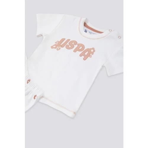 KIZ BEBEK 2'Lİ KISA KOL T-SHIRT TAKIM - 8
