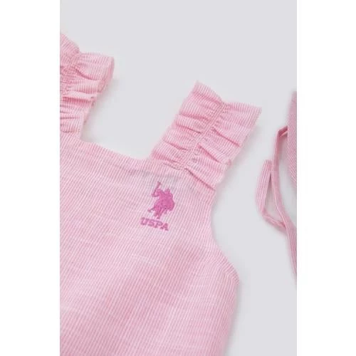 KIZ BEBEK 3'LÜ ASKILI T-SHIRT TAKIM - 8
