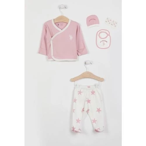 U.S POLO KIZ BEBEK 5'Lİ ZIBIN SETİ