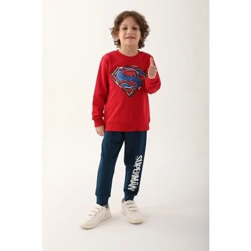 SUPERMAN ERKEK ÇOCUK EŞOFMAN TAKIMI - Resim 12