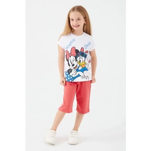 MINNIE MOUSE KIZ ÇOCUK KAPRİ TAKIMI