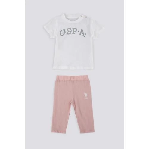 KIZ BEBEK KISA KOL T-SHIRT 2'Lİ TAKIM ürün görseli 1