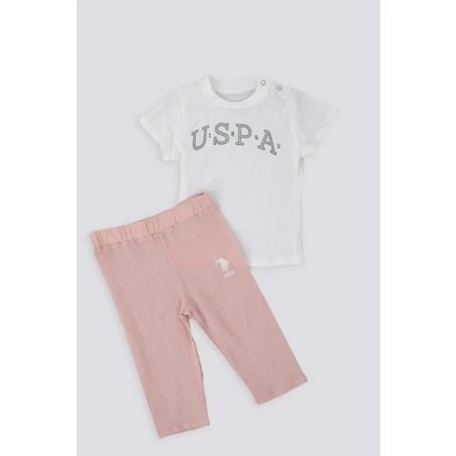 KIZ BEBEK KISA KOL T-SHIRT 2'Lİ TAKIM - Resim 4