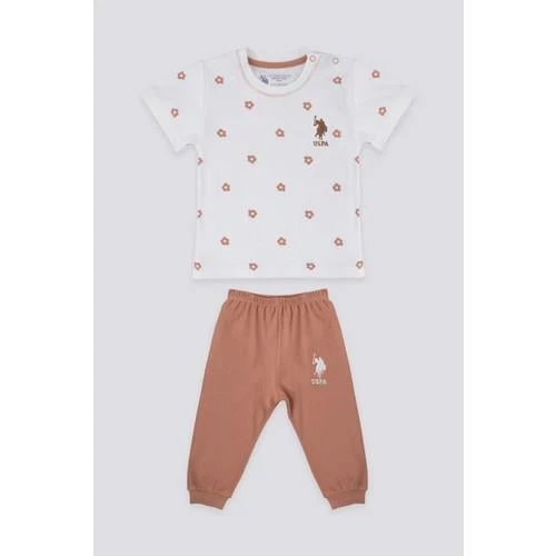 KIZ BEBEK 2'Lİ KISA KOL T-SHIRT TAKIM