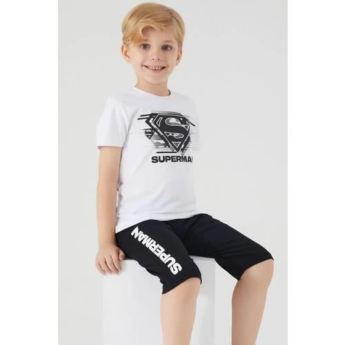 SUPERMAN ERKEK ÇOCUK KAPRİ TAKIM