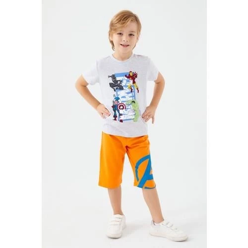 AVENGERS ERKEK ÇOCUK KAPRİ TAKIM - 4