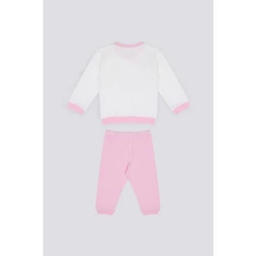 KIZ BEBEK 2'Lİ UZUN KOL T-SHIRT TAKIM - 8