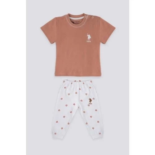 KIZ BEBEK 2'Lİ KISA KOL T-SHIRT TAKIM