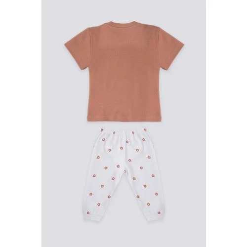 KIZ BEBEK 2'Lİ KISA KOL T-SHIRT TAKIM - 8