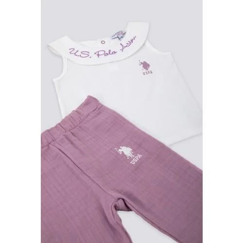 KIZ BEBEK 2'Lİ KISA KOL T-SHIRT TAKIM - 12