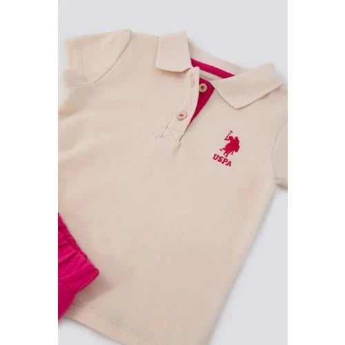 KIZ BEBEK KISA KOL T-SHIRT 2'Lİ TAKIM - 11