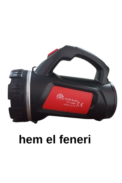 El feneri YD-838A, şarj edilebilir, 3W+COB kamp, microUSB - 3