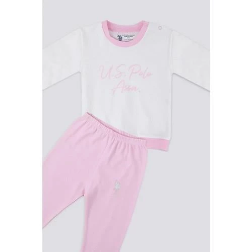 KIZ BEBEK 2'Lİ UZUN KOL T-SHIRT TAKIM - 10