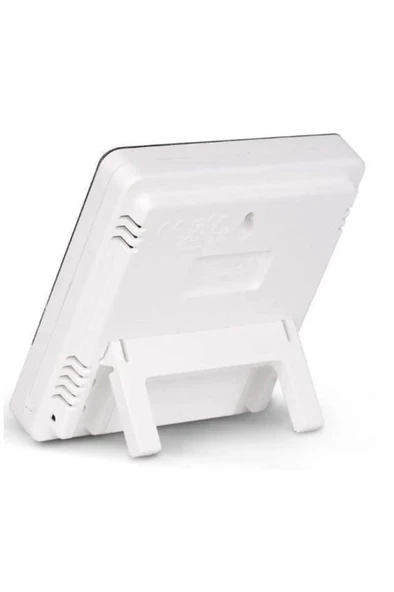 Htc-1 Dijital Termometre Sıcaklık Ve Nem Ölçer Masa Saati Alarm - 3