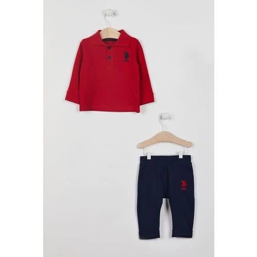 U.S POLO ERKEK BEBEK UZUN KOL 2'Lİ TAKIM