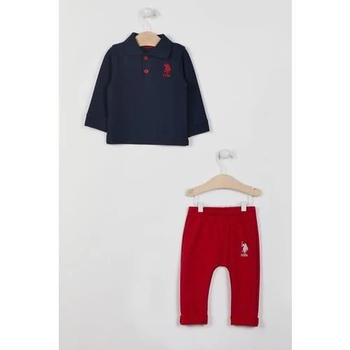 U.S POLO ERKEK BEBEK UZUN KOL 2'Lİ TAKIM - Resim 6