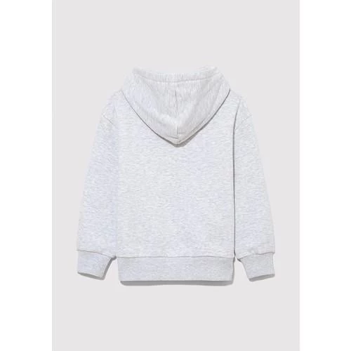 MAVİ BASKILI KAPÜŞONLU SWEATSHIRT - 11
