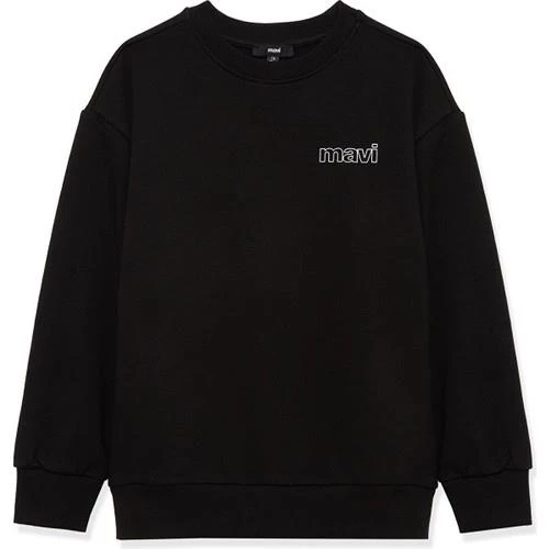 MAVİ LOGO BASKILI SWEATSHIRT - Resim 4