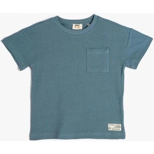 ACIK GRI WAFFLE TSHIRT - 10