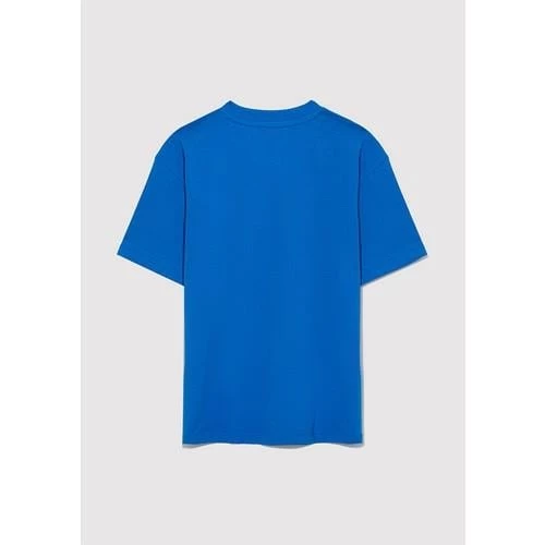 MAVİ LOGO NAKIŞLI TİŞÖRT - Resim 2