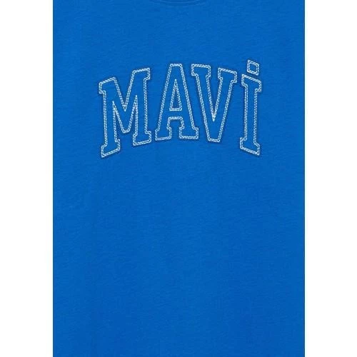 MAVİ LOGO NAKIŞLI TİŞÖRT - Resim 9