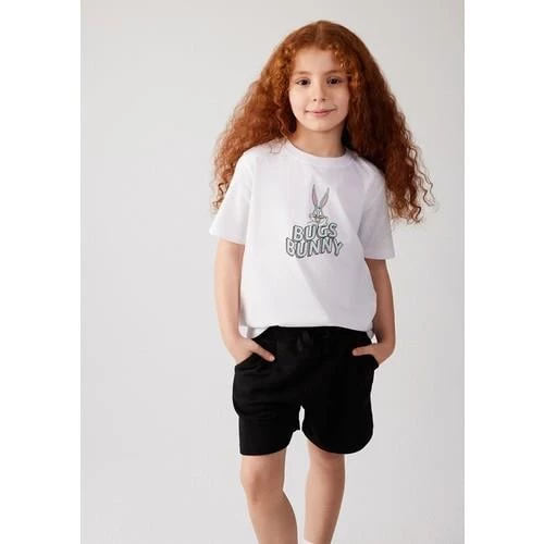 BUGS BUNNY BASKILI TİŞÖRT - 7