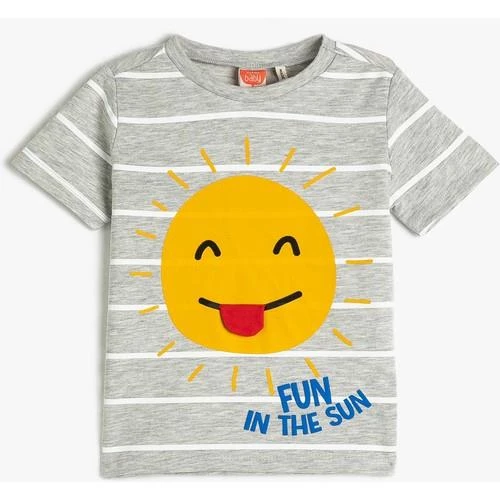 SLOGAN BASKILI TSHIRT SS - 4