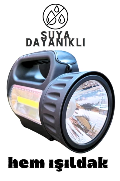 Gold Kama ultra parlak portatif askılı led el feneri - 2