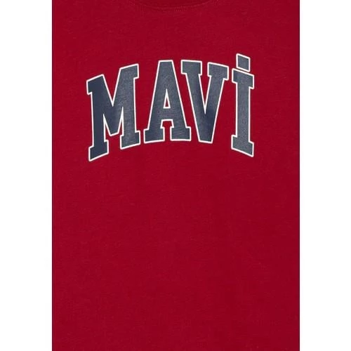 MAVİ LOGO BASKILI TİŞÖRT - 9