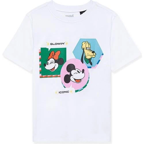 MICKEY MOUSE BASKILI TİŞÖRT