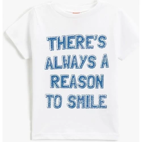 SLOGAN BASKILI TSHIRT ürün görseli