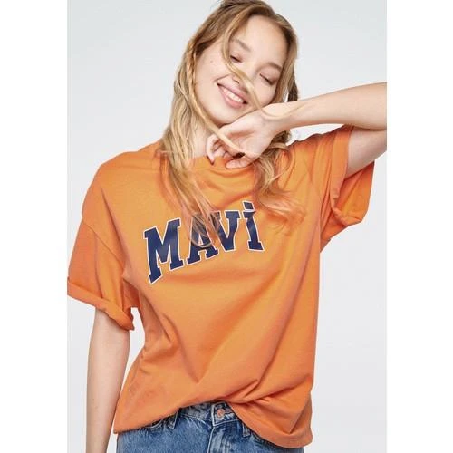 MAVİ BASKILI TİŞÖRT - 7