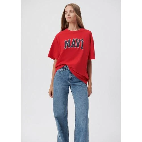 MAVİ BASKILI TİŞÖRT - 9