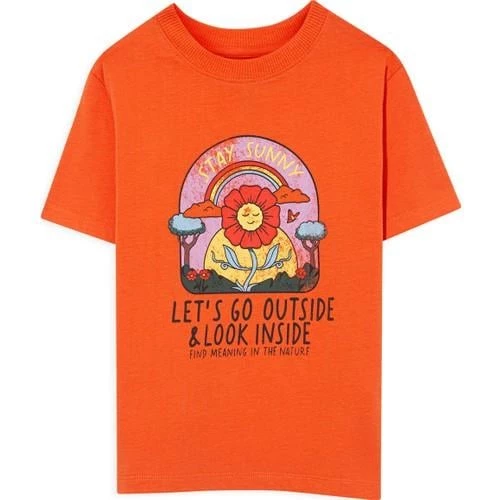 ÇİÇEK BASKILI TİŞÖRT - Resim 2