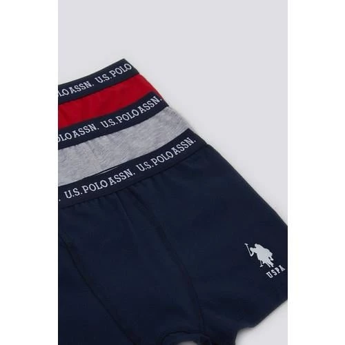 U.S POLO ERKEK ÇOCUK BOXER 3'LÜ TAKIM - 8
