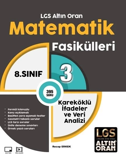 Altın Oran 8. Sınıf Matematik Fasikülleri Kareköklü İfadeler ve Veri Analizi