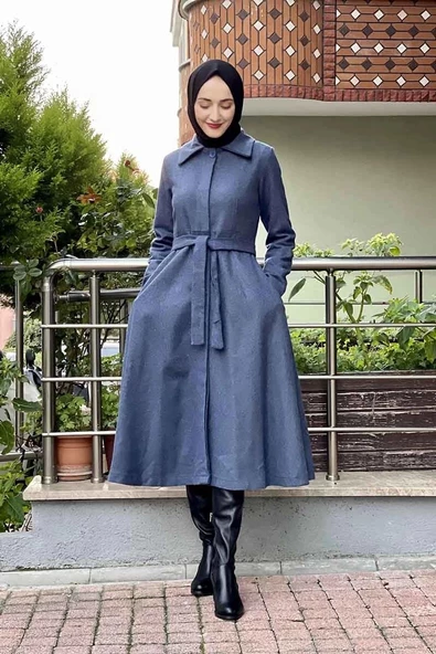 Mevlana Kaşe Kaban Lacivert